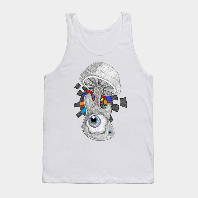 Magic Mushroom Bass Tank Top by Zenferren